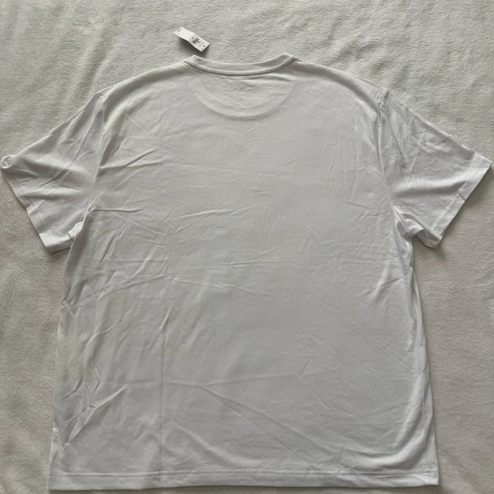 Banana Republic T-shirt Premium Wash Short Sleeve White XL NWT